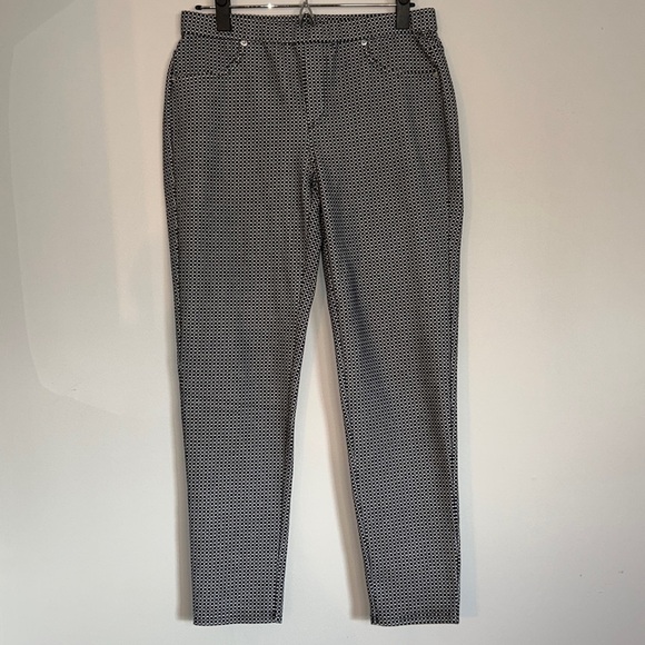 Michael Kors Geometric Patterned Leggings Size Medium - Picture 1 of 5